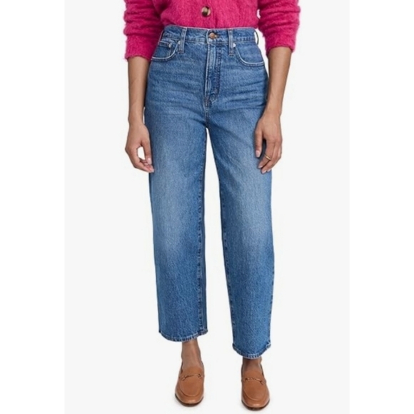 Madewell The Perfect Vintage Wide Leg Jean Magic Pocket Size 24 New with… - Picture 2 of 11